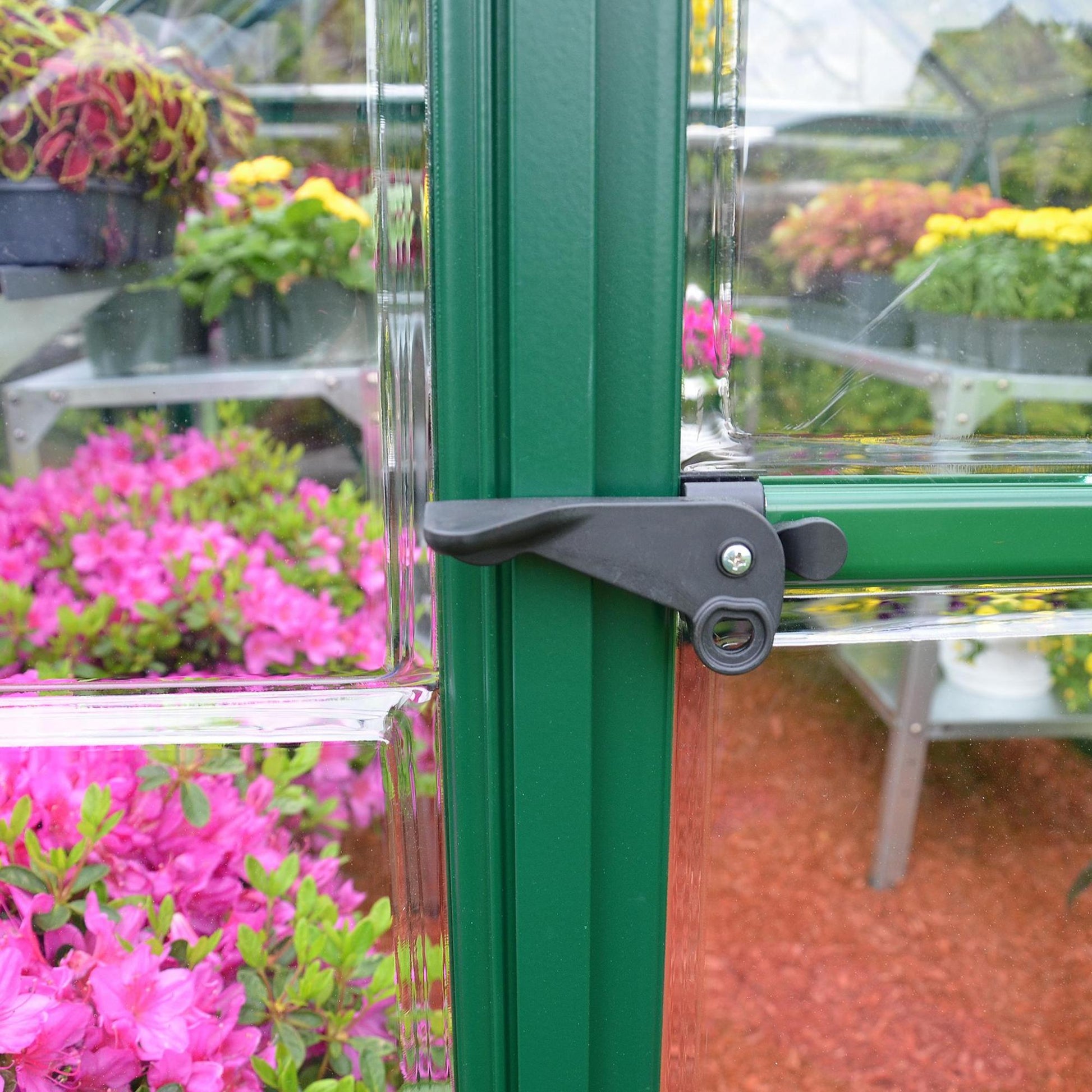 plastic greenhouse door handle