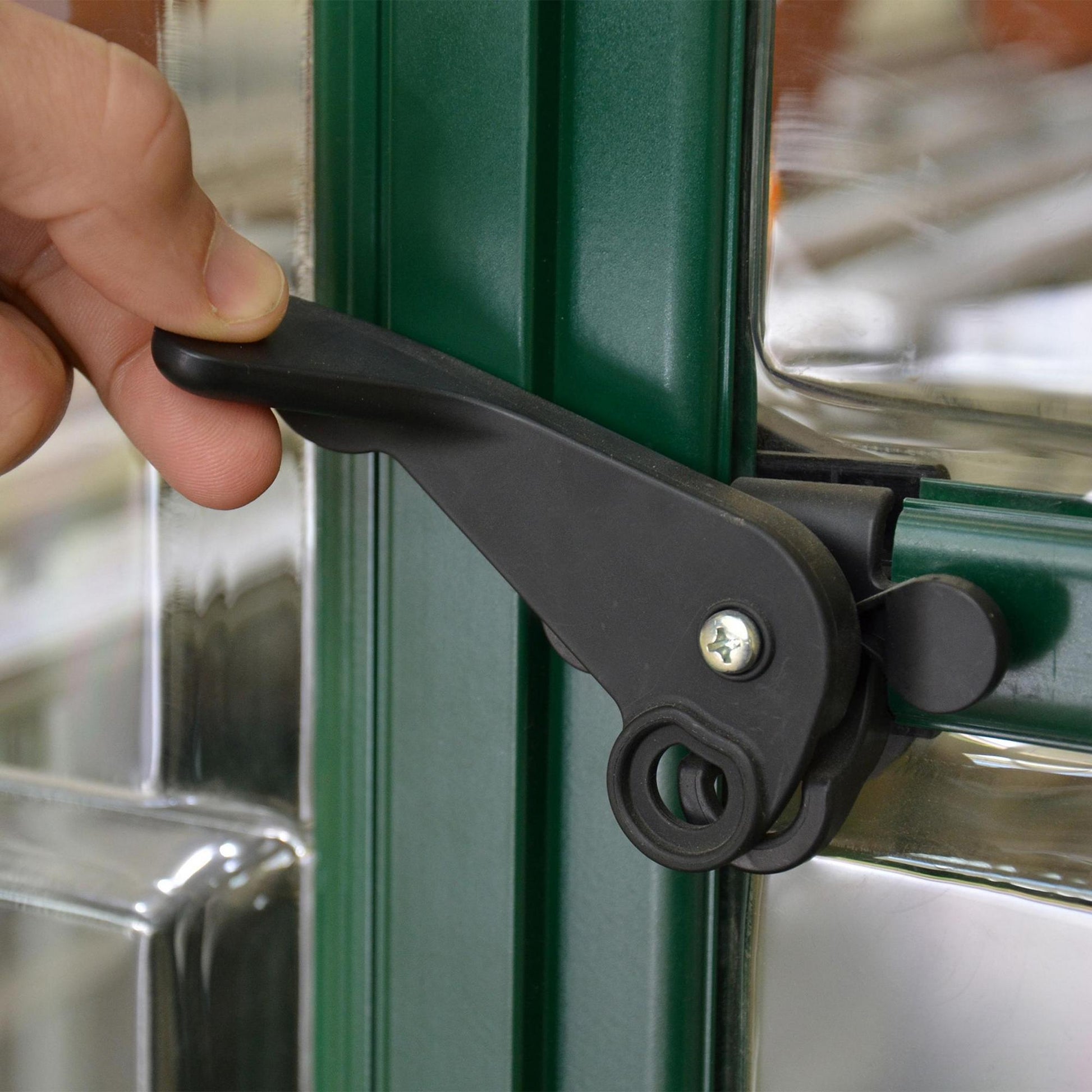 plastic greenhouse door handle