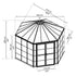 Canopia by Palram Oasis Hexagonal 12ft Greenhouse - Grey
