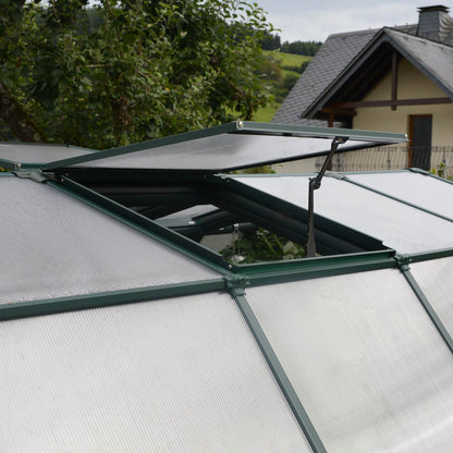 greenhouse with an opening roof vent