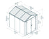 Canopia by Palram Rubicon 6 x 8  Plastic Shed
