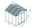 Canopia by Palram  Rubicon 8 x 8 Plastic Shed

