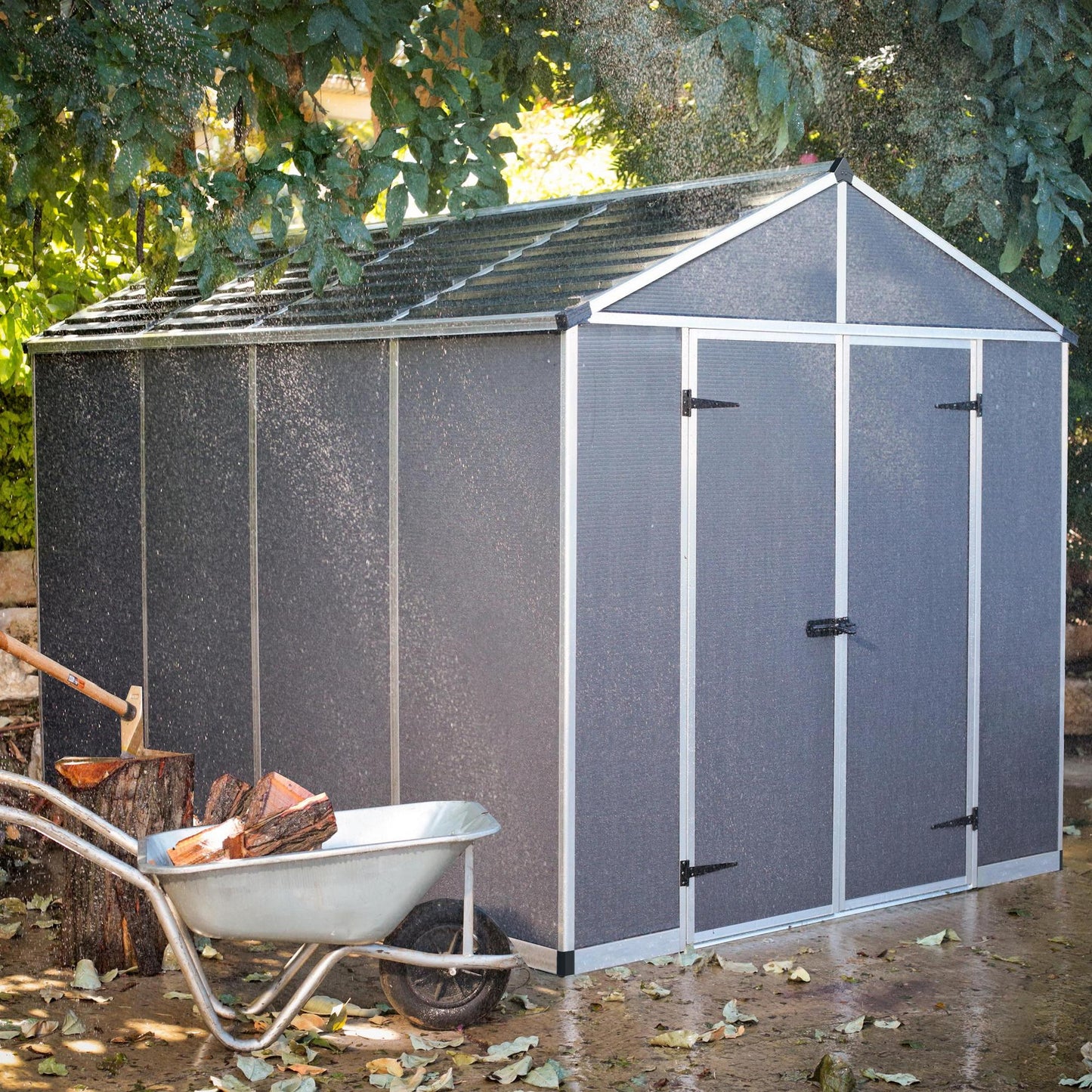 Canopia by Palram Rubicon 8 x 10  Plastic Shed