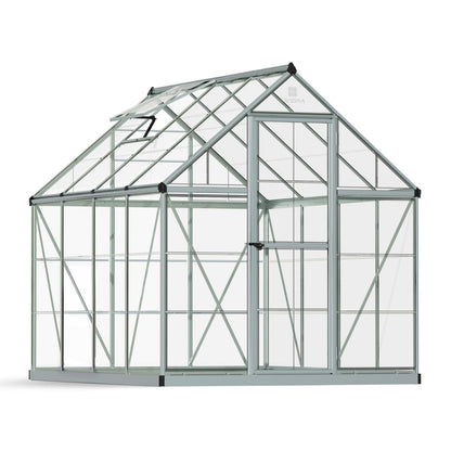 Canopia by Palram Harmony 6 x 8 Silver Greenhouse