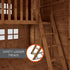 7 x 5 Snowdrop Wooden Playhouse with Loft
