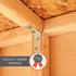 Poppy Tower Wooden Playhouse with Activity Centre
