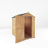 6 x 4 Overlap Single Door Apex Windowless Wooden Shed
