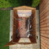 6 x 4 Overlap Single Door Apex Windowless Wooden Shed
