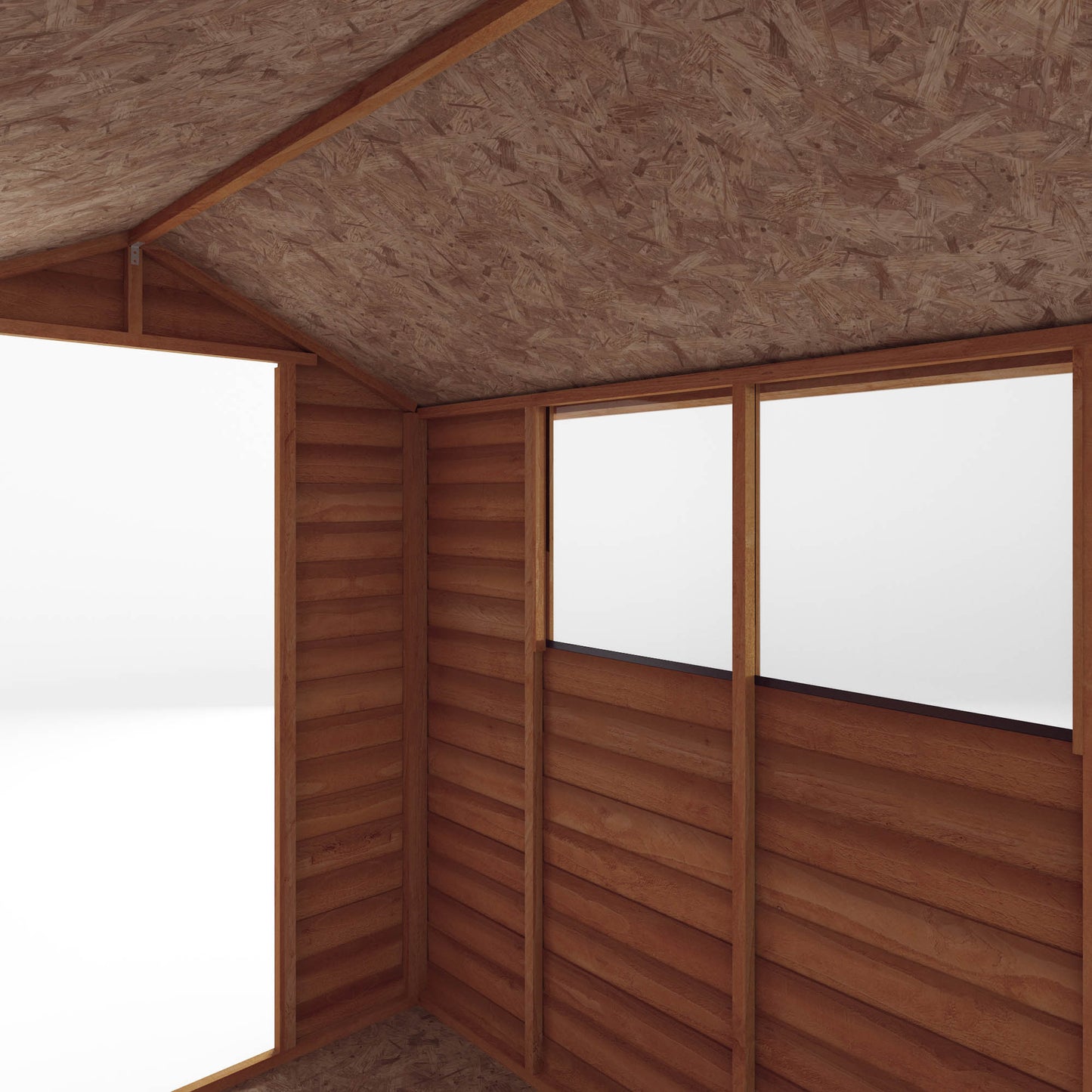 7 x 5 Value Overlap Single Door Apex Wooden Shed