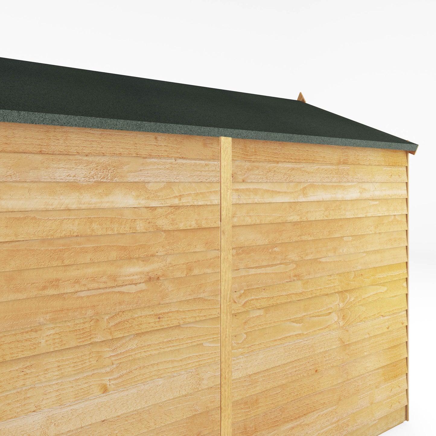 8 x 6 Value Overlap Double Door Apex Windowless Wooden Shed