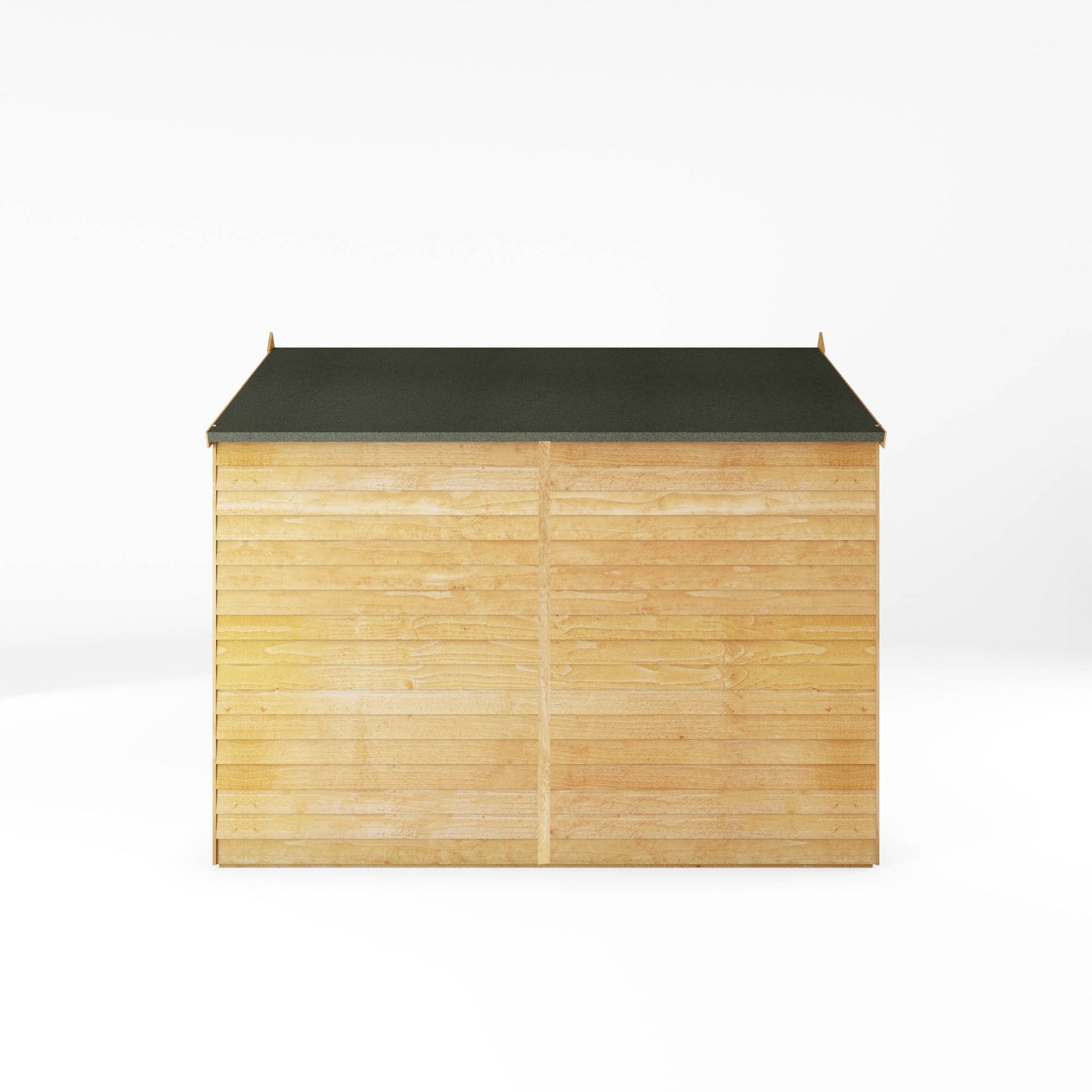 8 x 6 Value Overlap Double Door Apex Windowless Wooden Shed