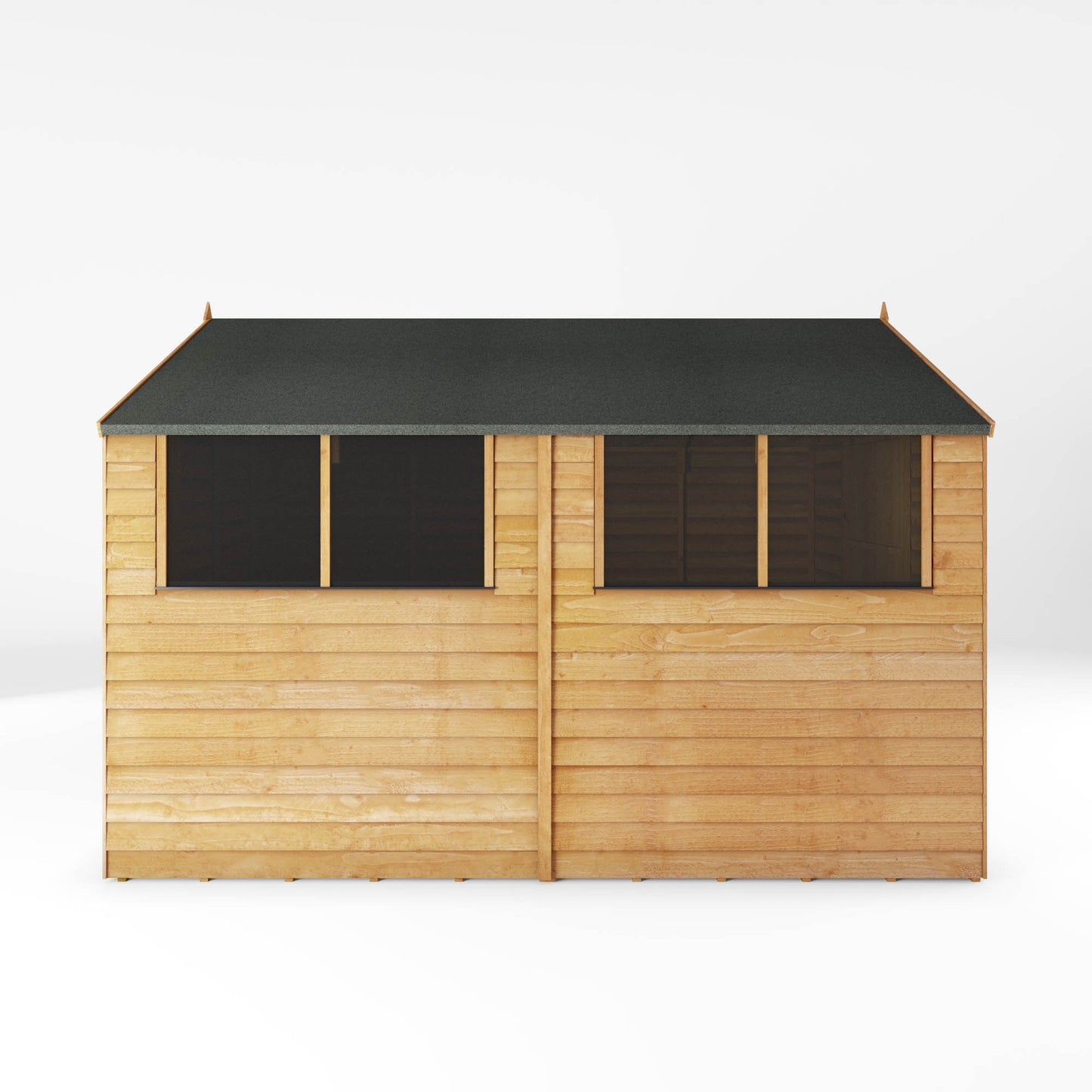 10 x 8 Overlap Double Door Apex Wooden Shed