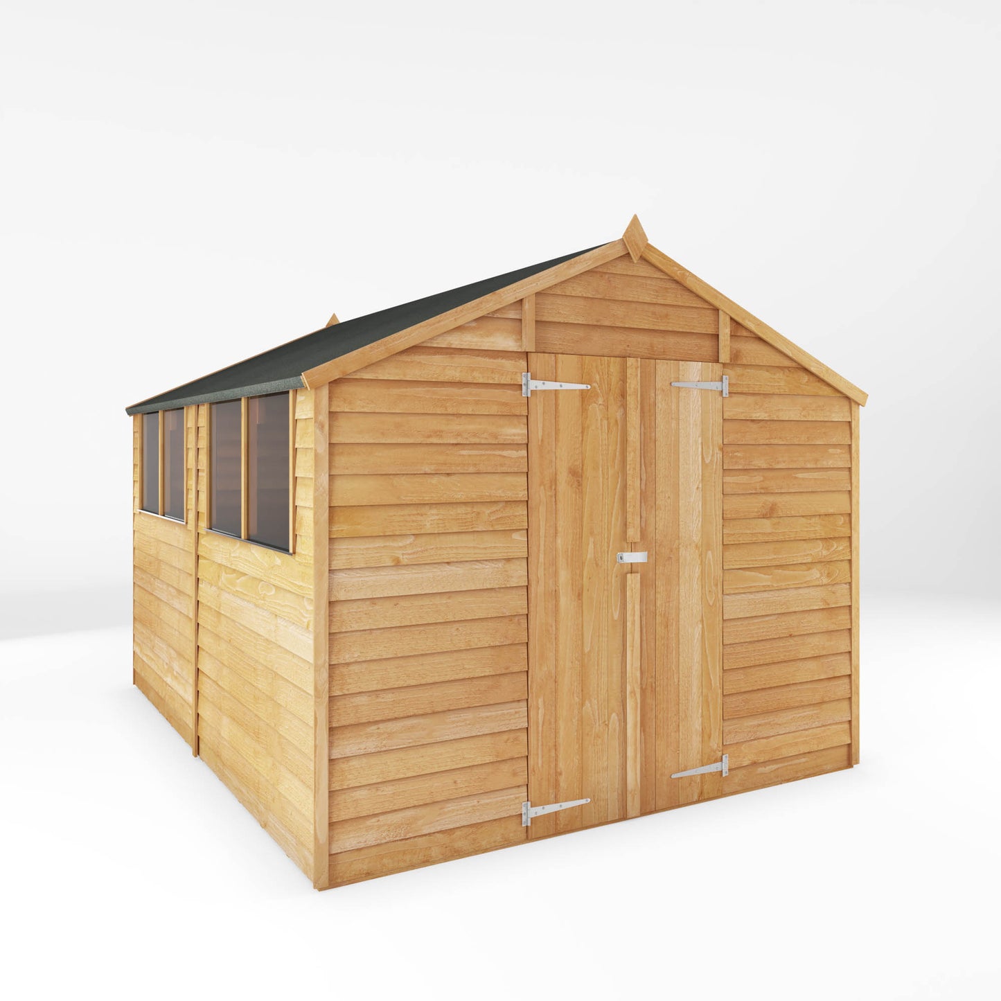 10 x 8 Overlap Double Door Apex Wooden Shed