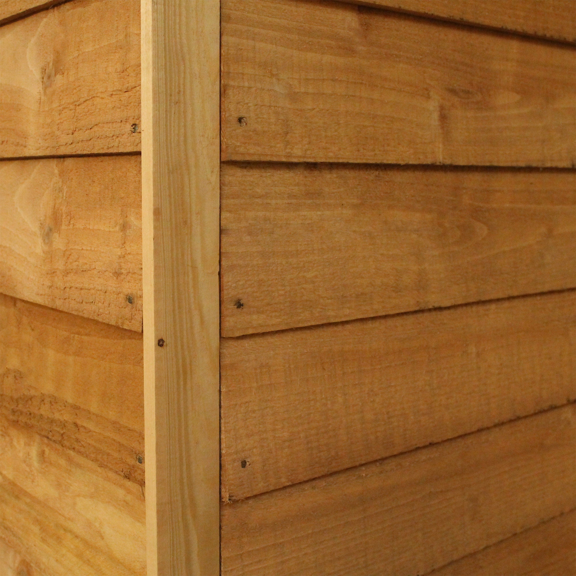 Refurbished 12 x 8 Overlap Double Door Apex Windowless Wooden Shed