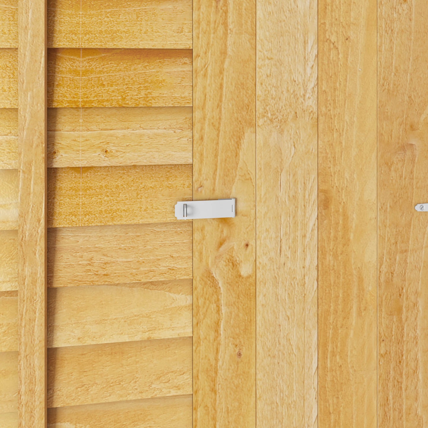 7 x 5 Overlap Single Door Pent Wooden Shed