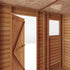 7 x 5 Overlap Single Door Pent Wooden Shed
