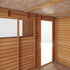 8 x 6 Overlap Single Door Pent Wooden Shed
