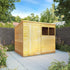 8 x 6 Overlap Single Door Pent Wooden Shed
