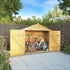 7 x 3 Overlap Double Door Apex Wooden Bike Shed
