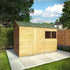 10 x 6 Overlap Single Door Reverse Apex Wooden Shed
