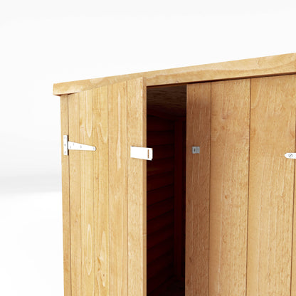 3 x 6 Value Overlap Double Door Pent Bike Shed