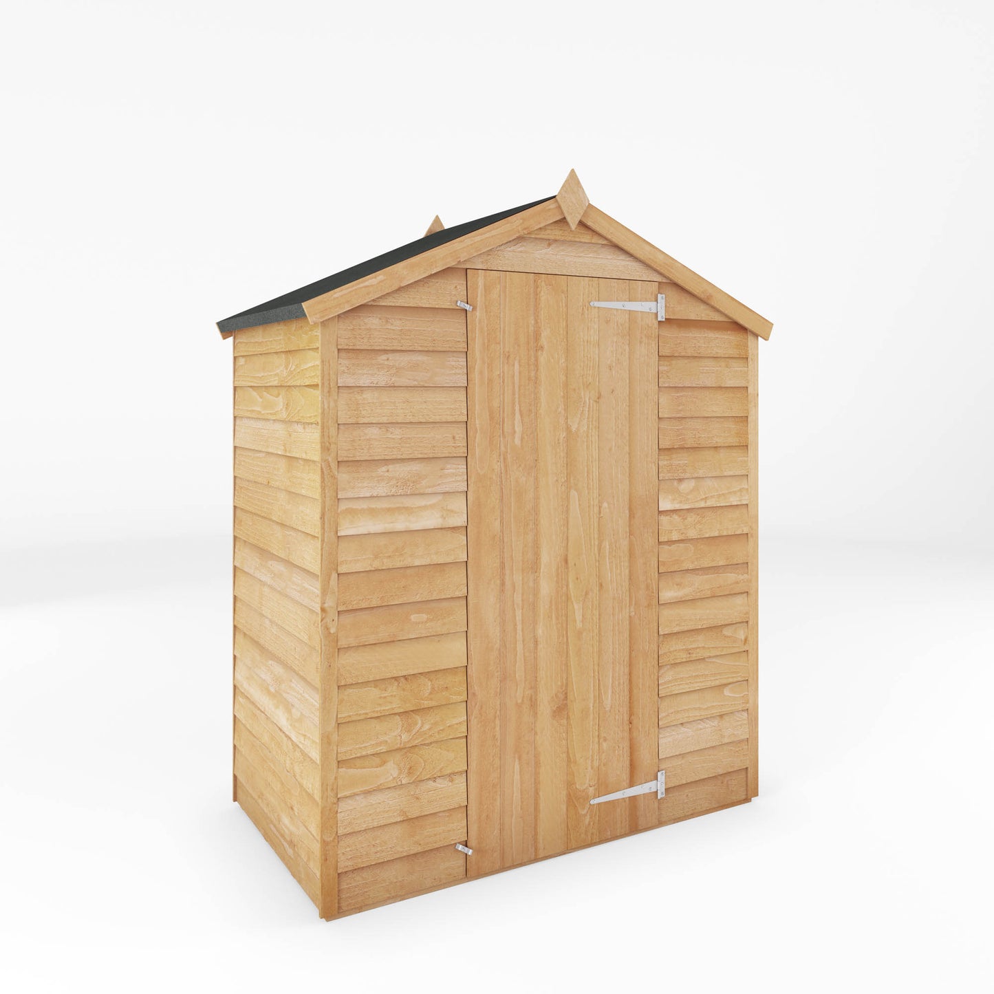 3 x 5 Value Overlap Single Door Apex Wooden Garden Shed