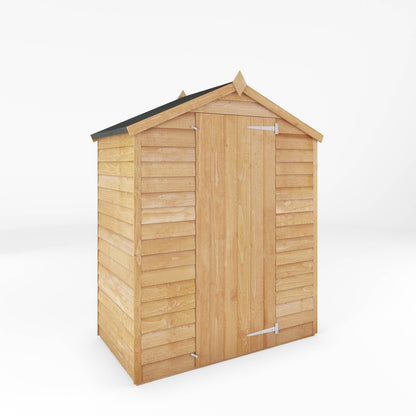 3 x 5 Value Overlap Single Door Apex Wooden Garden Shed