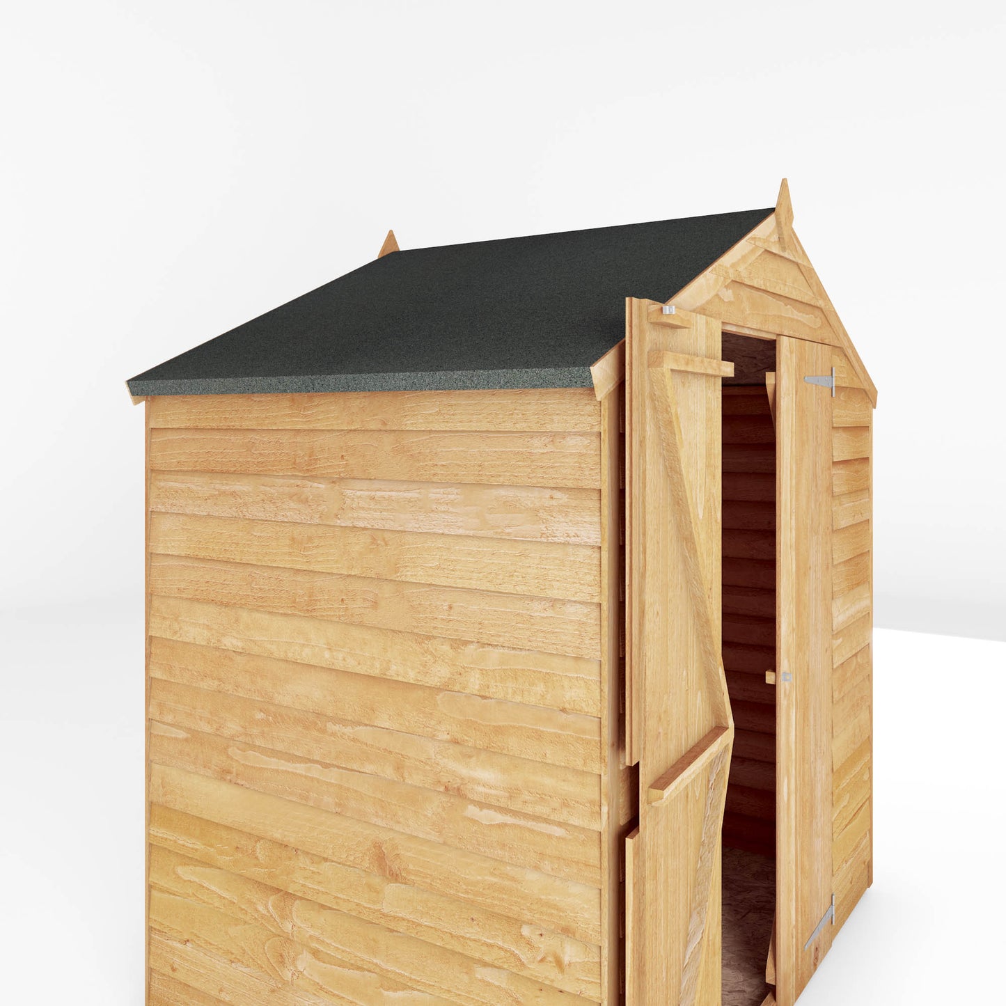 4 x 6 Overlap Double Door Apex Garden Storage Shed