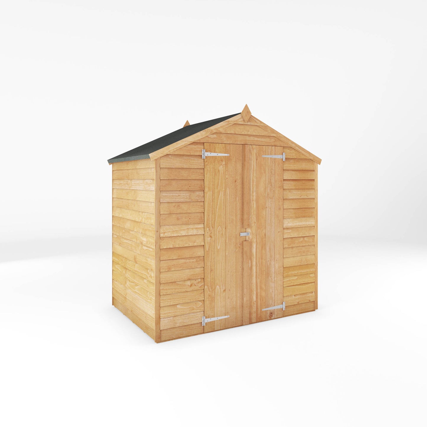 4 x 6 Overlap Double Door Apex Garden Storage Shed