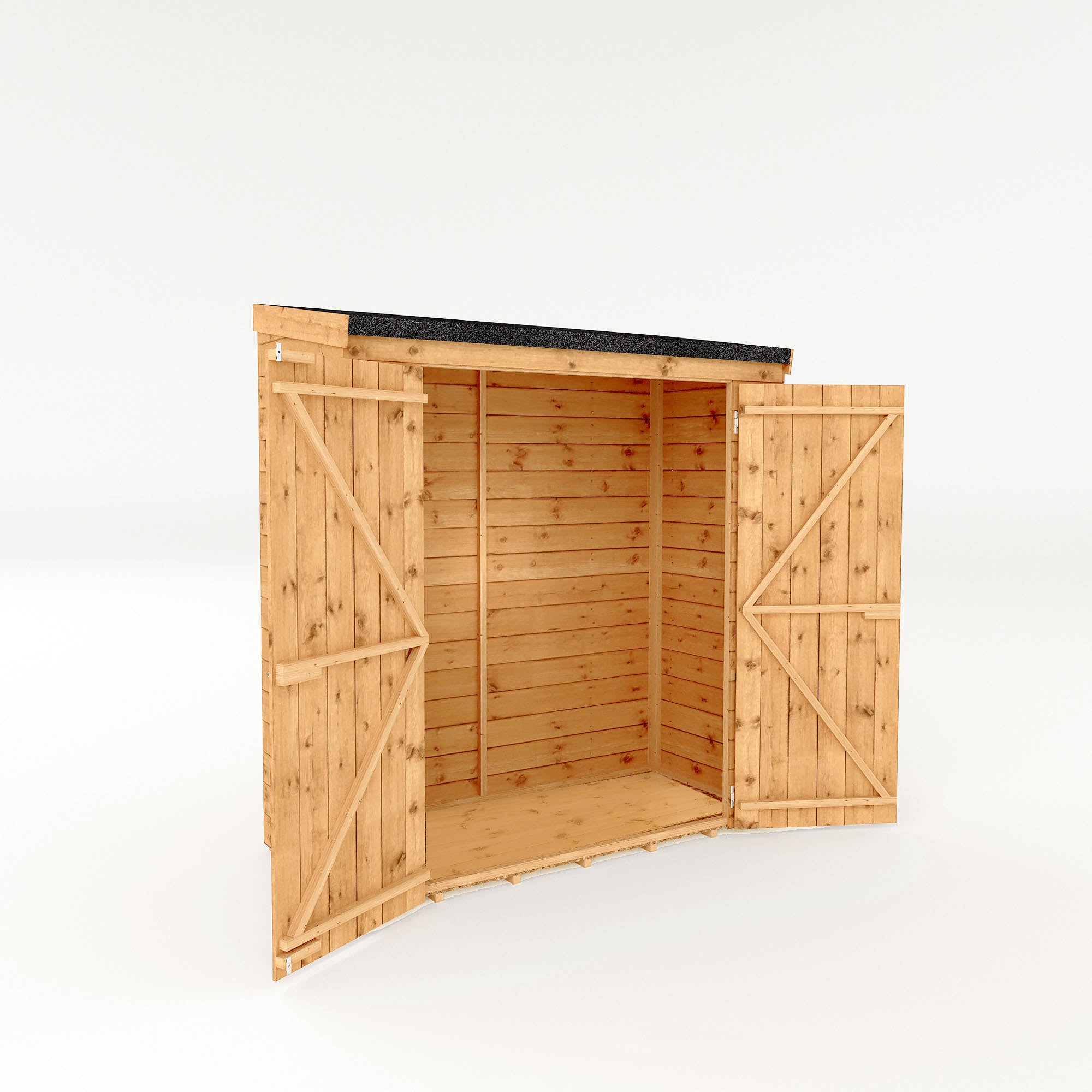 Refurbished 6 x 2'6 Tongue & Groove Pent Storage