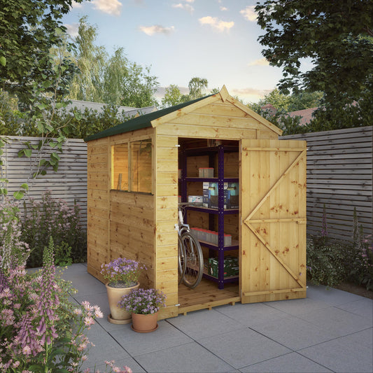 7 x 5 Shiplap Apex Wooden Shed