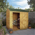 7 x 5 Shiplap Reverse Apex Windowless Wooden Shed
