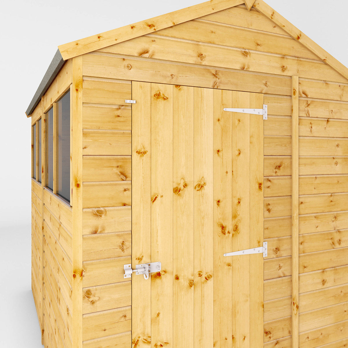 Refurbished 8 x 6 Shiplap Apex Wooden Shed