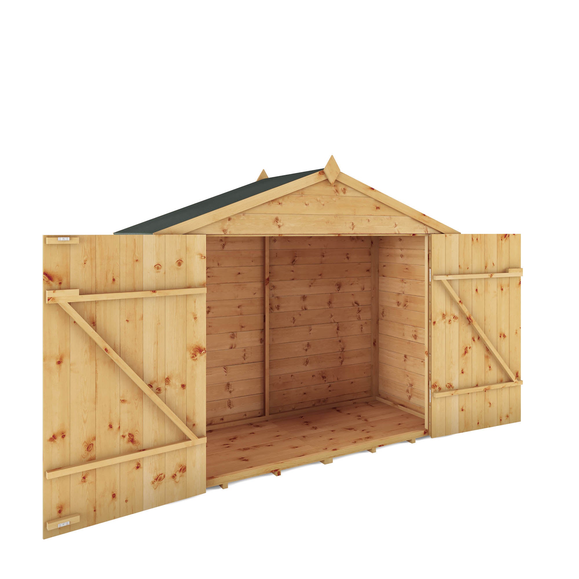 Refurbished 3 x 7 Tongue & Groove Apex Bike Store
