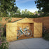 3 x 7 Tongue & Groove Apex Bike Store
