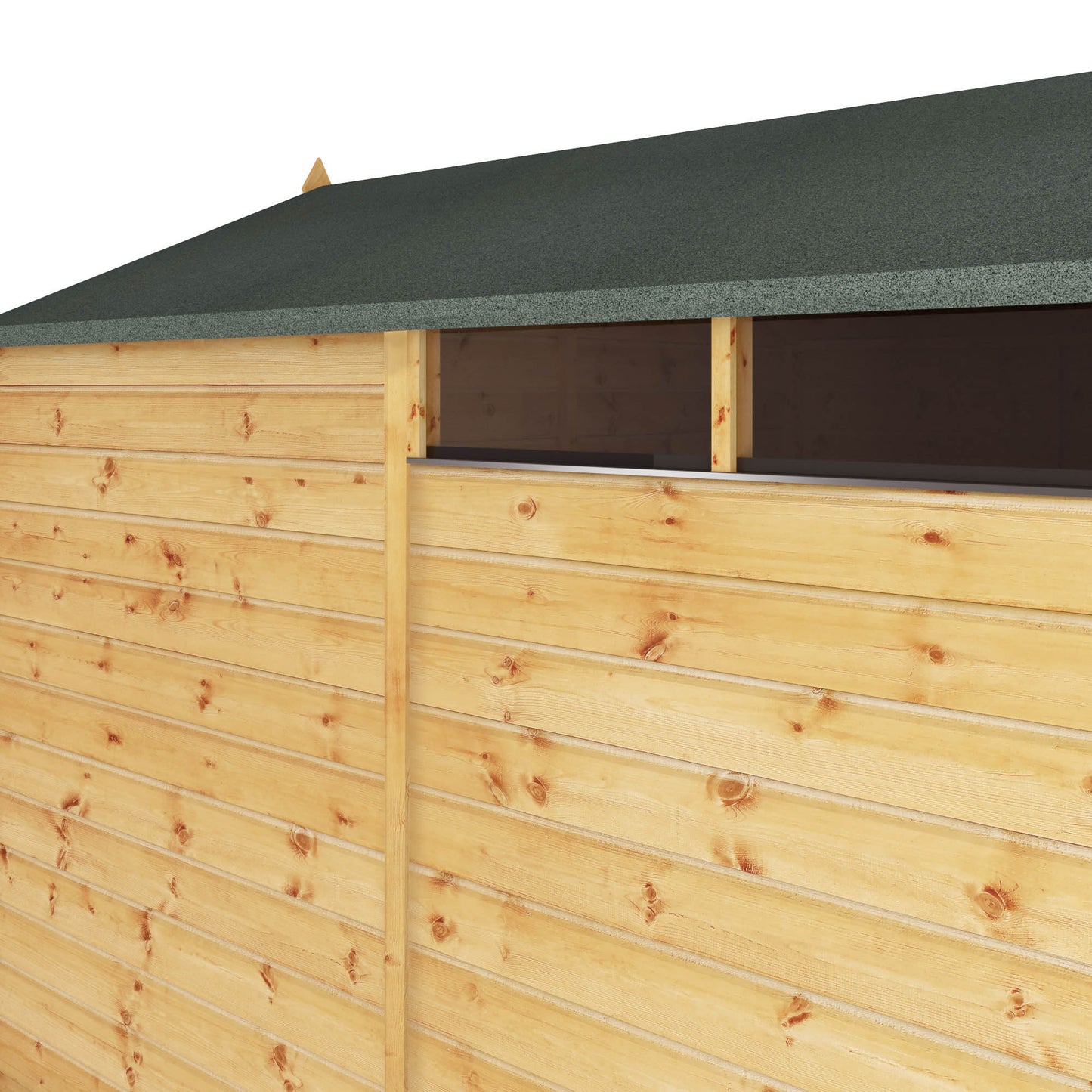 8 x 6 Security Shiplap Apex Wooden Shed