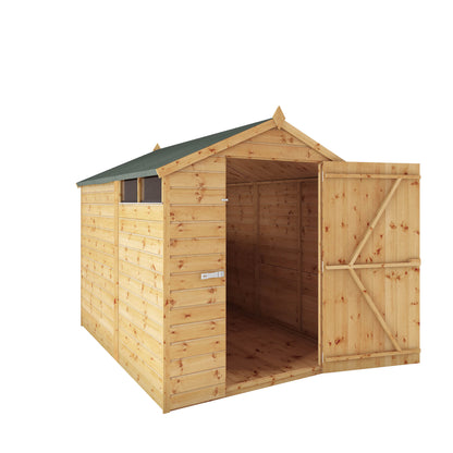 8 x 6 Security Shiplap Apex Wooden Shed