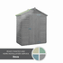 3 x 5 Shiplap Apex Shed Windowless
