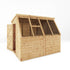 8 x 6 Shiplap Single Door Potting Shed Wooden Greenhouse
