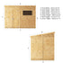10 x 8 Premium Shiplap Pent Shed
