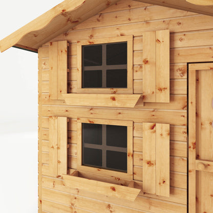 7 x 5 Snowdrop Wooden Playhouse with Loft