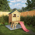 Snug Tower Wooden Playhouse with Slide
