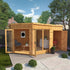 13 x 9 Premium Corner Summerhouse Side Shed
