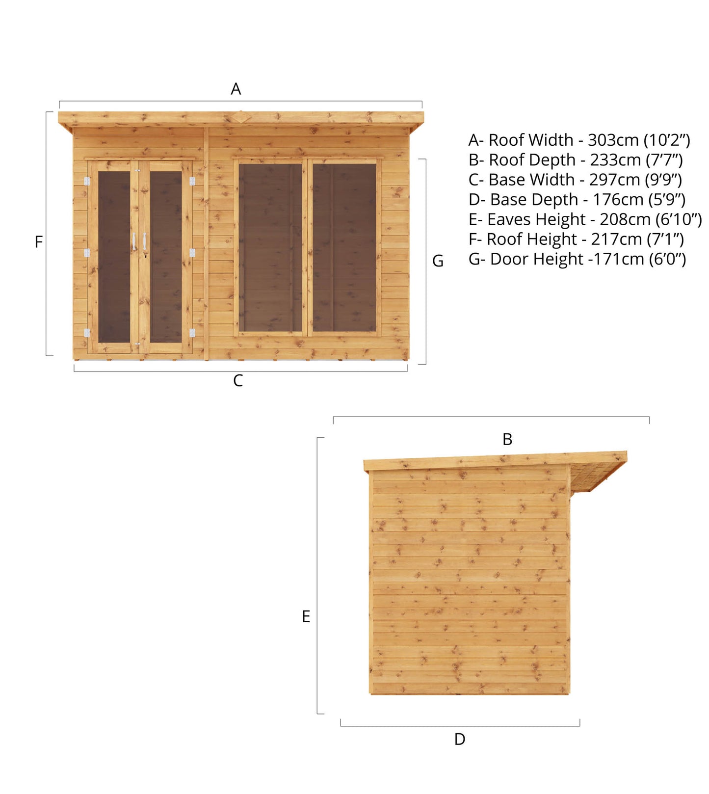 10 x 6 Maine Summerhouse