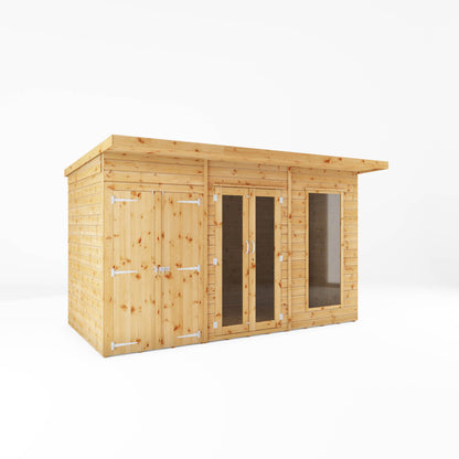 Refurbished 12 x 6 Maine Summerhouse with Side Shed