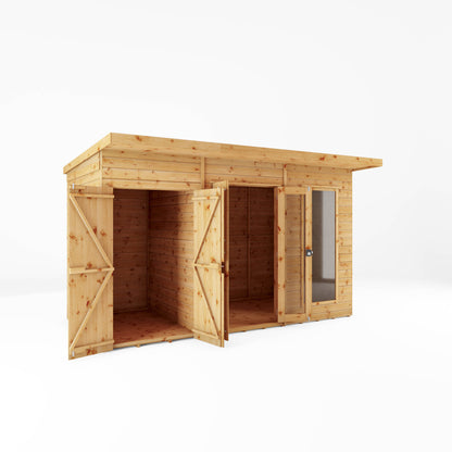 Refurbished 12 x 6 Maine Summerhouse with Side Shed