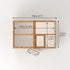 6 x 4 Evesham Wooden Greenhouse
