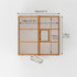 6 x 6 Evesham Wooden Greenhouse
