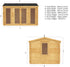 The Shore 4m x 3m Log Cabin
