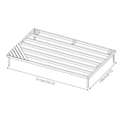 11 x 7 Corner Wooden Base